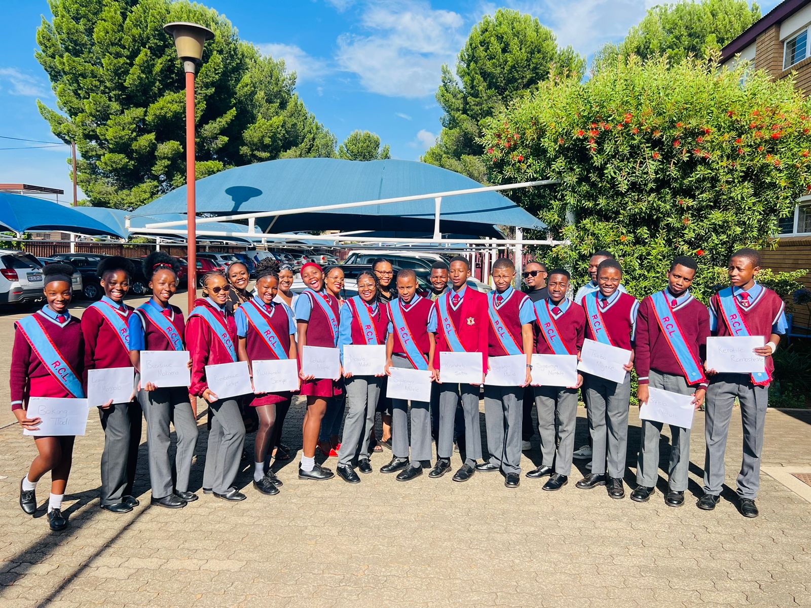 Suncrest learners celebrating achievements